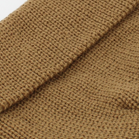 Fisherman men khaki beanie - Picture 5 of 7